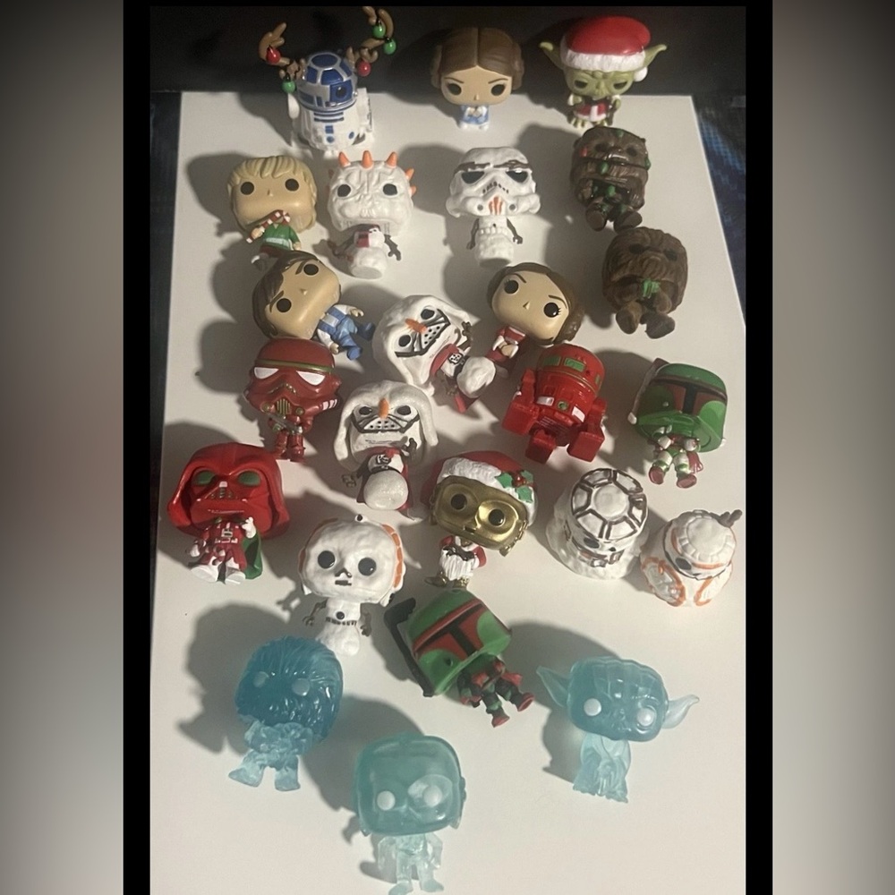 Star Wars Funko Mini Christmas Lot Of 24